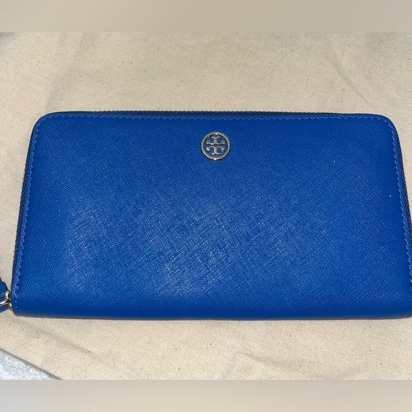 Tory Burch Wallet, Royal Blue (New/Unused) - Picture 2 of 5